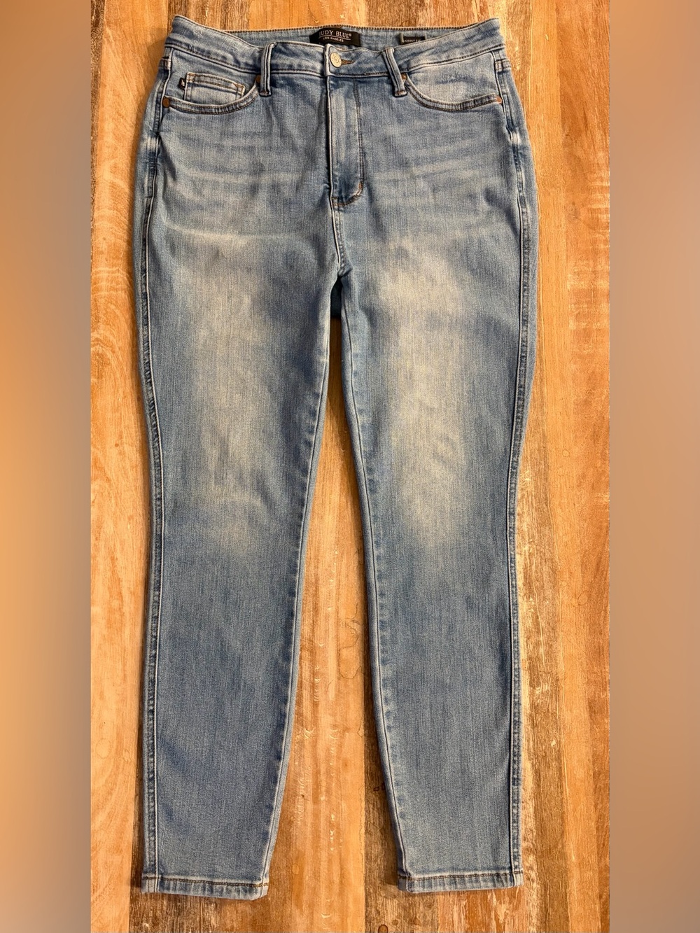 Judy Blue High Rise Skinny Jeans Light Wash Size 13 / 31 JB88538 27” Inseam